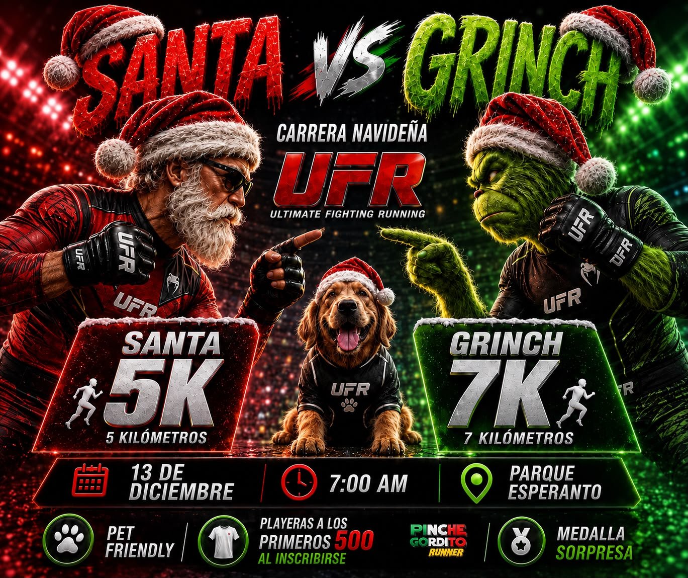 Santa vs Grinch – Edición UFC